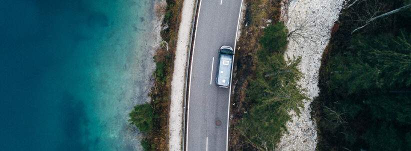 Wohnmobiltouren für Anfänger - Van Luftansicht