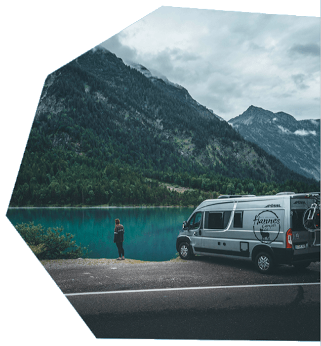 Wohnmobil oder Camper mieten: Fjorde sehen dank dem Hunde Hannes