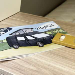 Hannes Camper Malbuch und Buntstifte